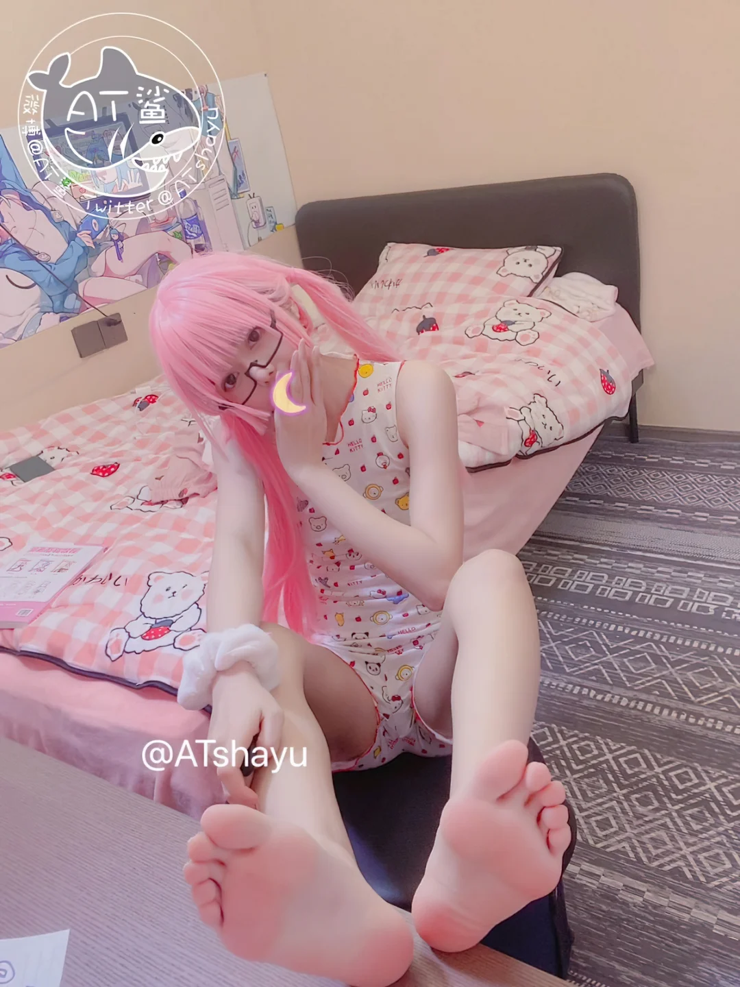 AT鲨 - 居家鲨鲨 [49P-75MB] tg@simisebaisi 【丝足阁】025.webp